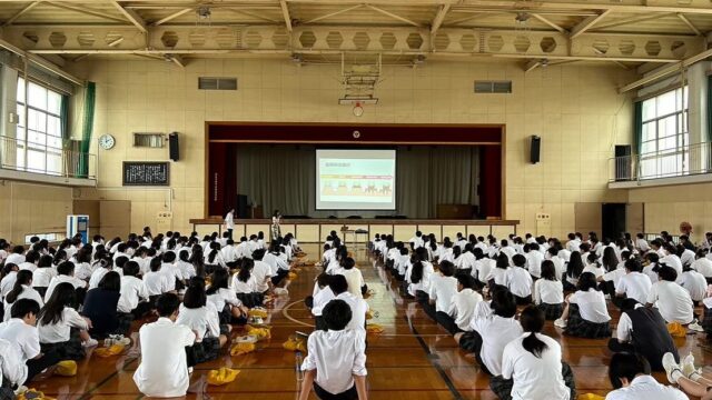 神奈川県立有馬高校にて講演を行いました！